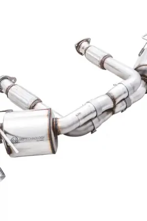 Budget AWE Tuning 2020 Chevrolet Corvette (C8) Touring Edition Exhaust - Quad Chrome Silver Tips