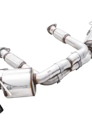 Grab Now AWE Tuning 2020 Chevrolet Corvette (C8) Touring Edition Exhaust - Quad Diamond Black Tips