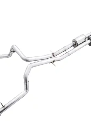 Price Drop AWE Tuning 4th Gen GM 1500 6.2L 0FG Catback Split Rear Exit (w/ Bumper Cutouts) - Quad Diamond Tips
