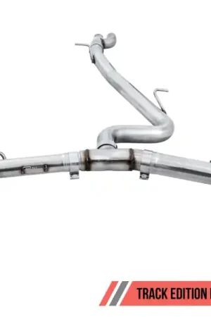 Free Returns AWE Tuning 17-19 Audi RS3 8V Track Edition Exhaust - Diamond Black Tips RS-Style Tips