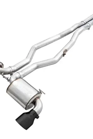 Factory Price AWE 2020 Toyota Supra A90 Non-Resonated Touring Edition Exhaust - 5in Diamond Black Tips