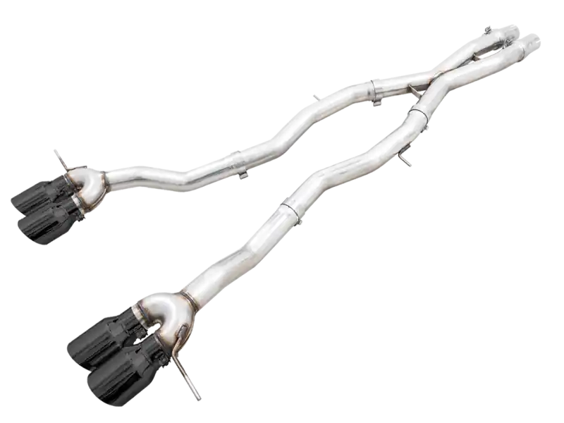Certified AWE Track Edition Catback Exhaust for BMW G8X M3/M4 - Diamond Black Tips