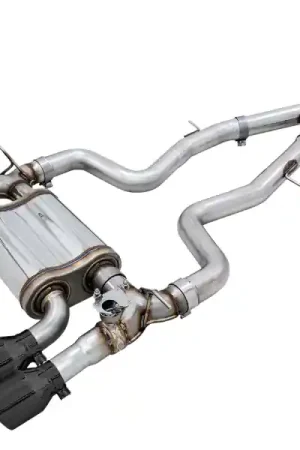AWE Tuning BMW F8X M3/M4 Track Edition Catback Exhaust - Diamond Black Tips Don’t Miss Out