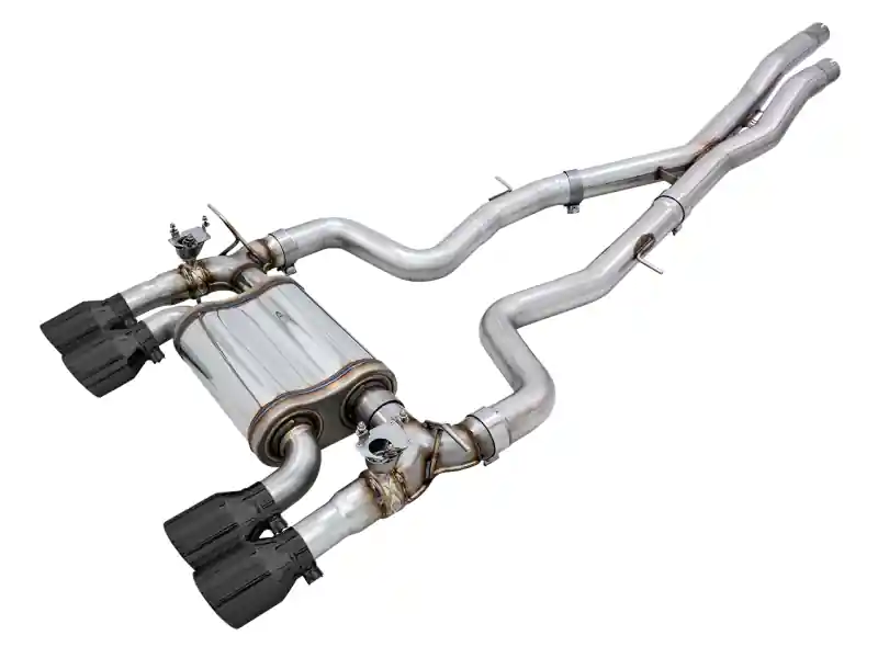 AWE Tuning BMW F8X M3/M4 Track Edition Catback Exhaust - Diamond Black Tips Don’t Miss Out