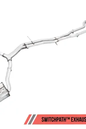 Top Rated AWE Tuning Audi B9 S5 Sportback SwitchPath Exhaust - Non-Resonated (Black 102mm Tips)