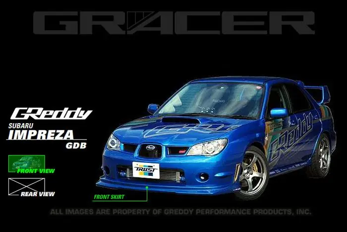 GReddy 06-07 WRX & STi Front Lip Spoiler FRP Fresh Stock