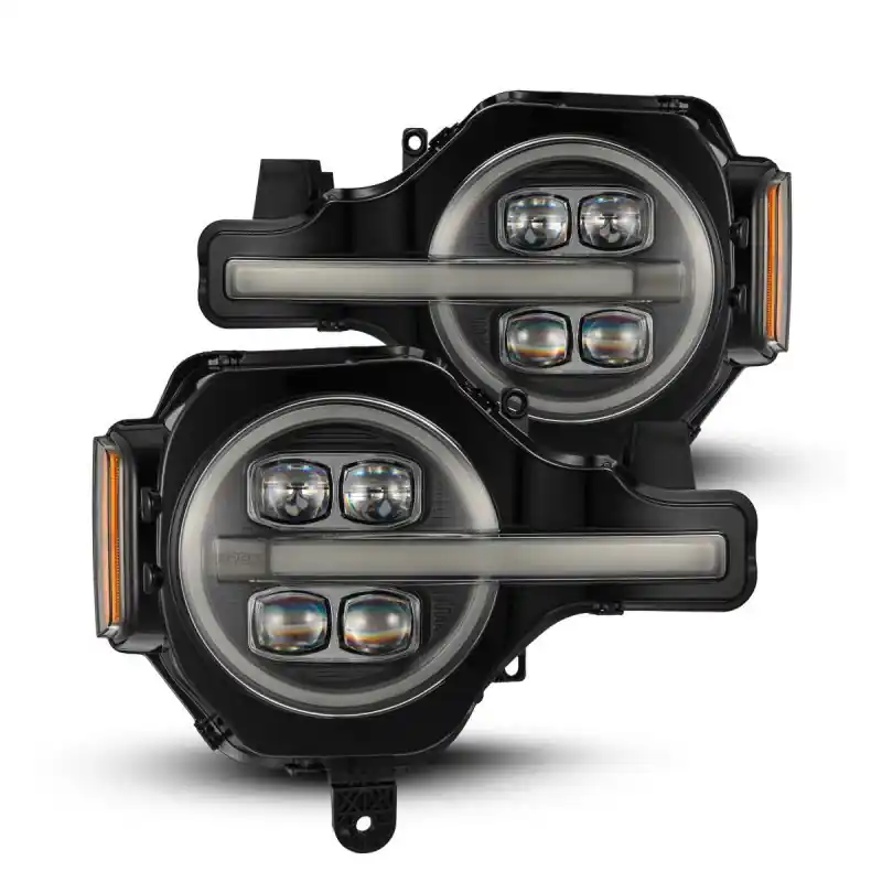 AlphaRex 21-23 Ford Bronco NOVA LED Projector Headlights Black Big Sale