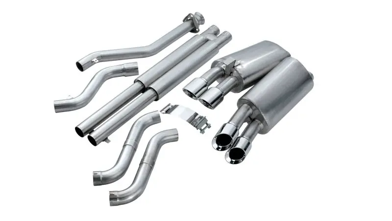 Corsa 1992-1995 Chevrolet Corvette C4 5.7L V8 LT1 Sport Cat-Back Exhaust w/ Twin 3.5in Polished Tips Special Discount