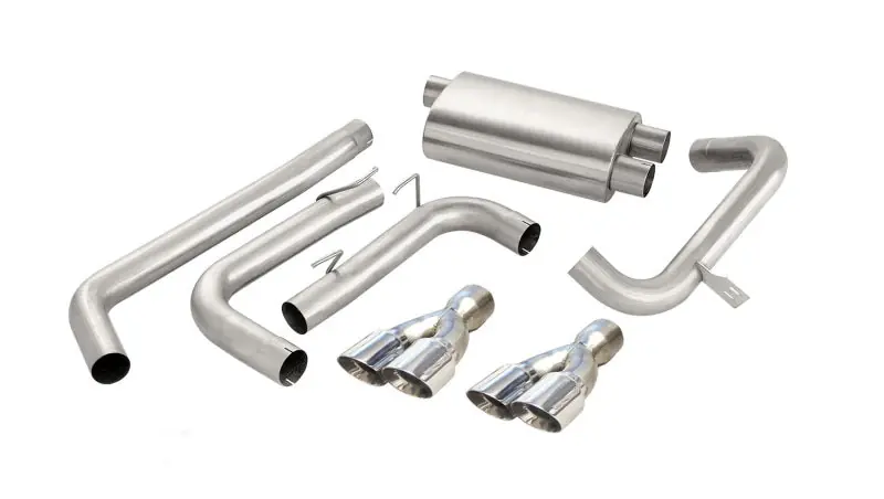 Corsa 1998-2002 Chevrolet Camaro Convertible Z28 5.7L V8 LS1 Polished Sport Cat-Back Exhaust Price Cut