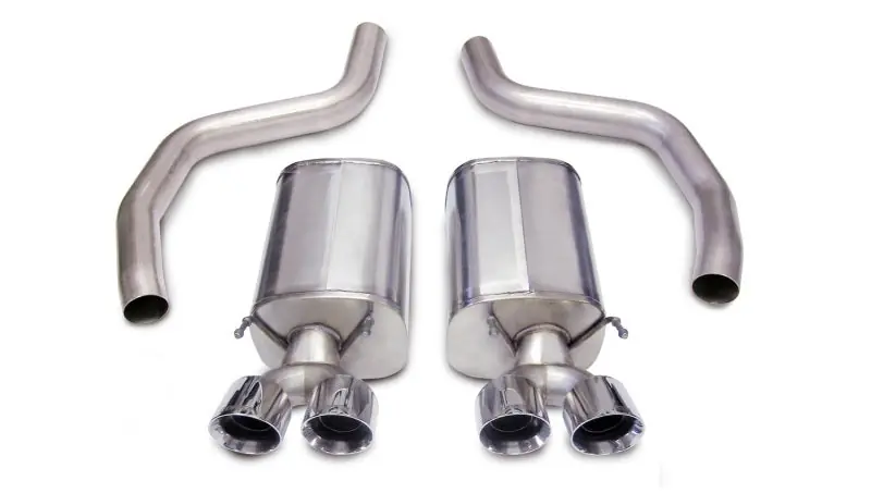 Free Returns Corsa 2006-2013 Chevrolet Corvette C6 Z06 7.0L V8 Polished Sport Axle-Back Exhaust