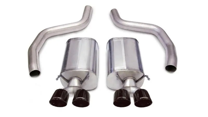 Corsa 2006-2013 Chevrolet Corvette C6 Z06 7.0L V8 Black Sport Axle-Back Exhaust Weekend Sale