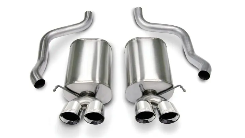 Sale Corsa 2005-2007 Chevrolet Corvette C6 6.0L V8 Polished Sport Axle-Back Exhaust