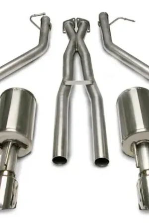 Corsa 2005-2006 Pontiac GTO 6.0L V8 2.5in Sport Cat-Back + XPipe Exhaust Polished Tips Buy Direct
