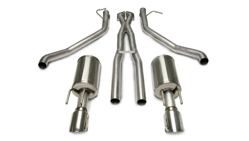 Corsa 2005-2006 Pontiac GTO 6.0L V8 2.5in Sport Cat-Back + XPipe Exhaust Polished Tips Buy Direct