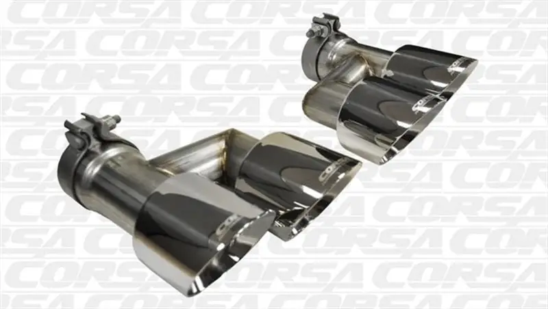 Special Discount Corsa 2015-2017 Ford Mustang GT 5.0 Polish Quad Tips Kit