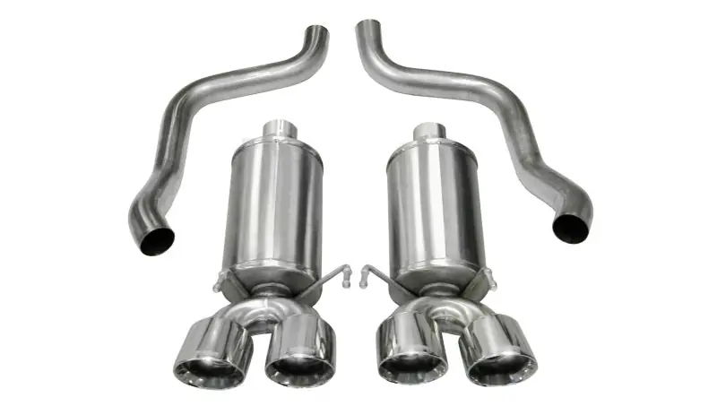 Corsa 2005-2007 Chevrolet Corvette C6 6.0L V8 Polished Xtreme Axle-Back Exhaust No Minimum Order