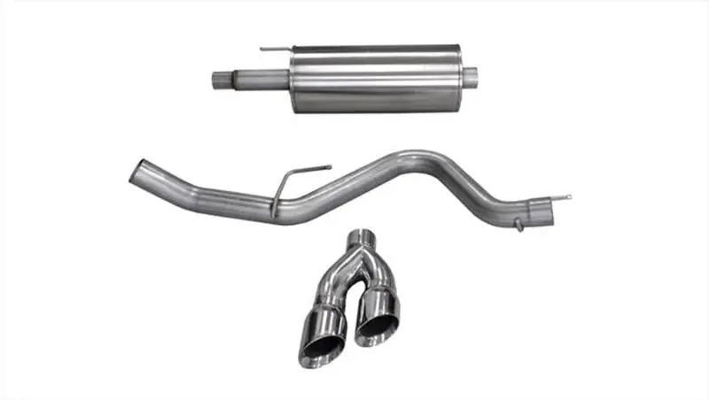 Budget Corsa 15-20 Ford F-150 5.0L V8 (Super Crew Cab) Polished Sport Single Side Dual 4in Tips CB Exhaust