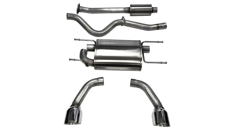 Corsa 2012-2025 Scion FRS / Subaru BRZ Polished Sport Cat-Back Exhaust Today Only