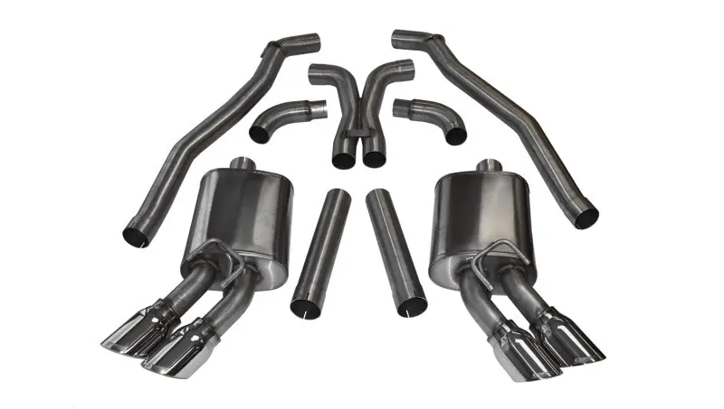 Affordable Corsa 2012-2015 Chevrolet Camaro Coupe ZL1 6.2L V8 Polished Sport Cat-Back + XO Exhaust