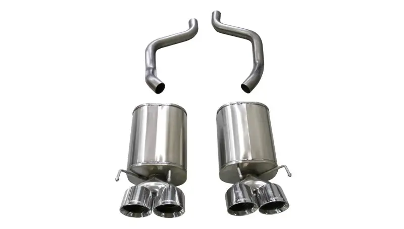 Shop Now Corsa 2005-2007 Chevrolet Corvette (C6) 6.0L/6.2L Polished Sport Axle-Back Exhaust w/4.5in Tips