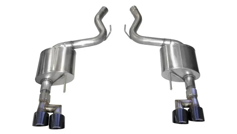 Corsa 18-23 Ford Mustang 5.0L V8 3in Sport Axle-Back Dual Rear Exit w/ 4in Black PVD Pro-Series Tips Limited Offer