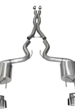 Bulk Order Corsa 2018-2023 Ford Mustang V8 5.0L 3in Cat-Back Dual Rear Exit w/ 4in Polished Pro-Series Tips