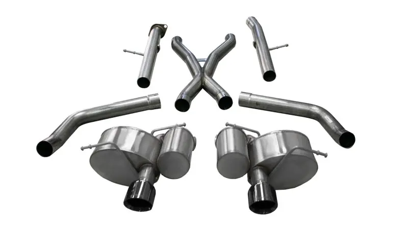 Limited Time Corsa 2012-21 Jeep Grand Cherokee SRT 2.75in Dual Rear Xtreme Cat-Back Exhaust - Black PVD TipFinish