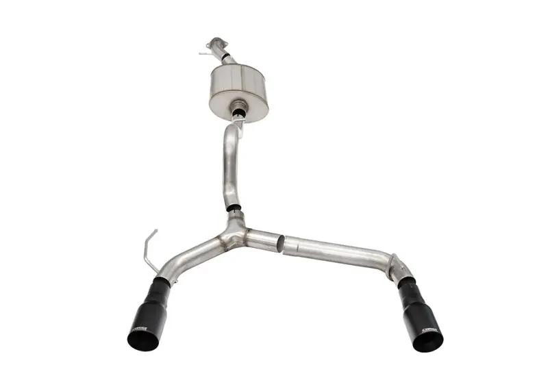 Exclusive Corsa 21-25 Ford Bronco 2.7L 2-Door 2.75in Cat-Back Dual Rear Exhaust w/ 4in Straight-Cut Black Tips