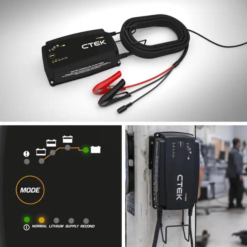 CTEK PRO25SE Battery Charger - 50-60 Hz - 12V - 19.6ft Extended Charging Cable Sale