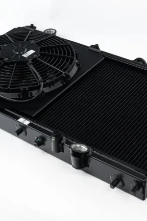 Price Cut CSF 92-00 Honda Civic w/K-Swap V3 Radiator - Black Finish