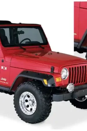 Clearance Bushwacker 97-06 Jeep TJ Pocket Style Flares 4pc - Black