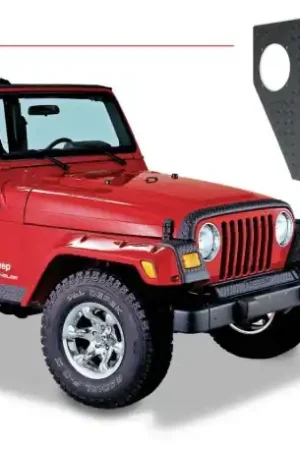 Bushwacker 97-06 Jeep Wrangler Trail Armor Rear Corners - Black Hot Deal