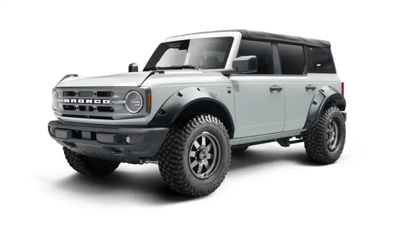 Bushwacker 2021+ Ford Bronco 4-Door Pocket Style Flares 4pc - Black Hot Picks