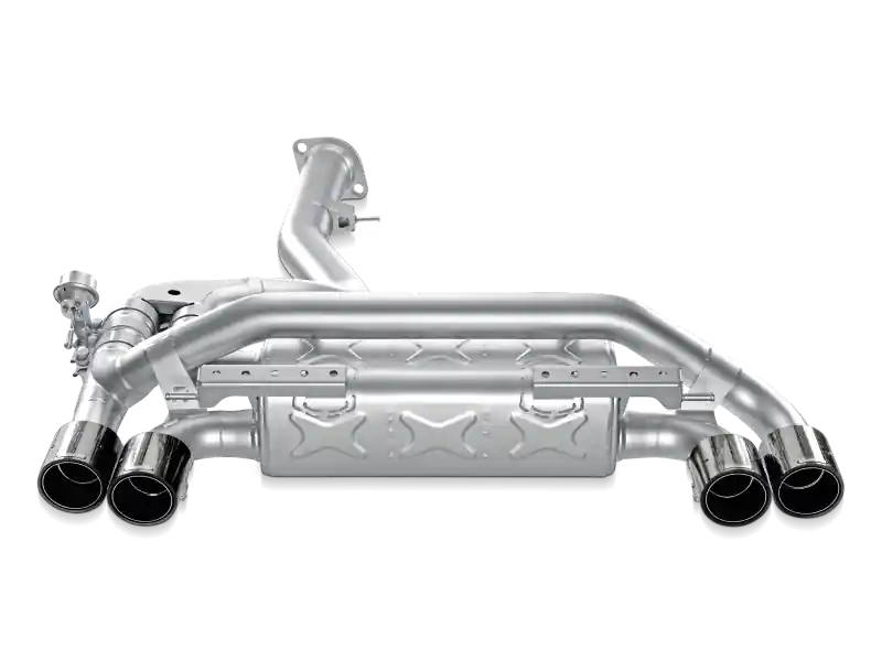 Original Akrapovic 11-12 BMW 1 Series M Coupe (E82) Slip-On Line (Titanium) (Req. Tips)