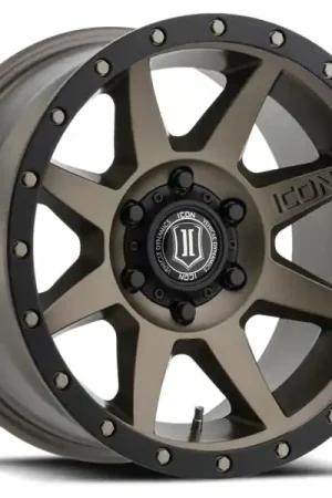 Limited Offer ICON Rebound 17x8.5 5x150 25mm Offset 5.75in BS 110.1mm Bore Bronze Wheel