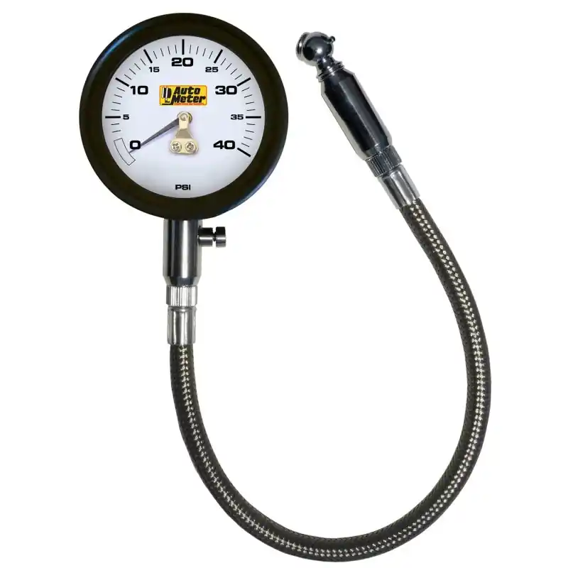 Express Delivery Autometer NASCAR Performance 40PSI Lo-Pressure Tire Pressure Gauge