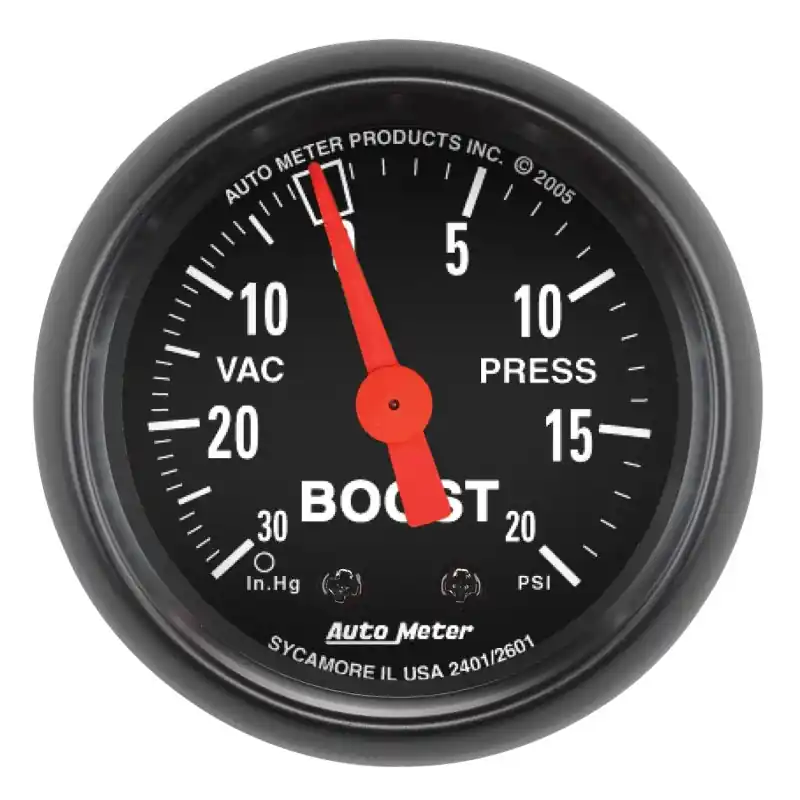 Autometer Z Series 52mm 20 PSI Mechanical Boost Vacumm Gauge Buy Online