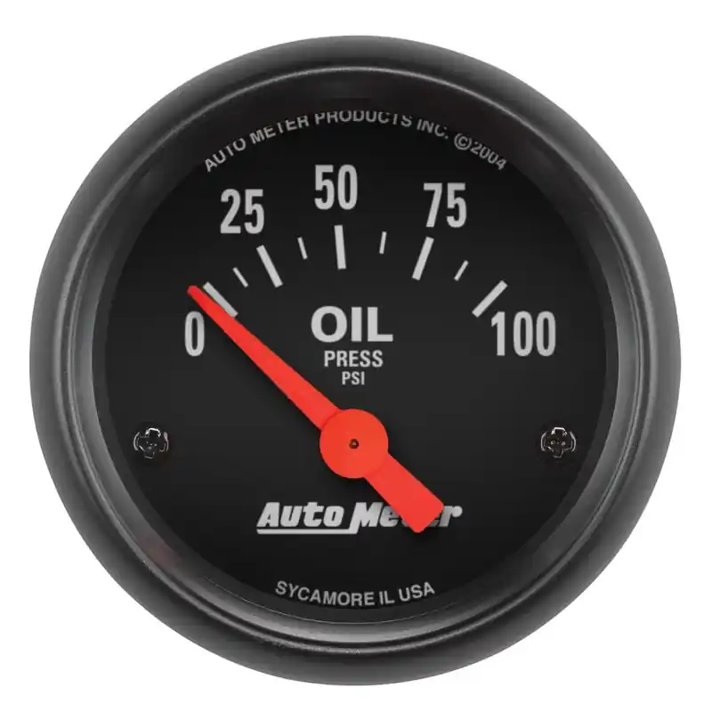 Hot Picks Autometer Z-Series 52mm 0-100PSI Oil Pressure Gauge