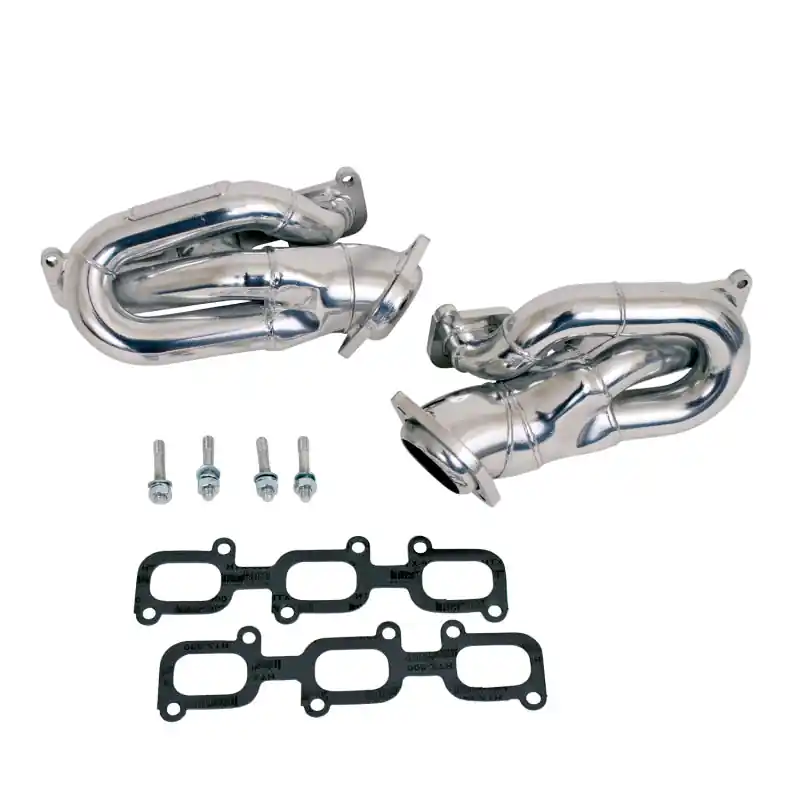 Save Now BBK 11-15 Ford Mustang 3.7L Shorty Tuned Length Headers - 1-5/8 Silver Ceramic (CARB EO 11-14 Only)