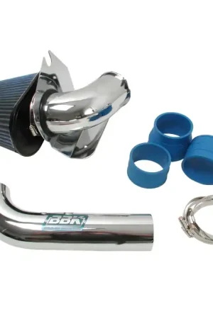 BBK 86-93 Mustang 5.0 Cold Air Intake Kit - Fenderwell Style - Chrome Finish Secure Checkout