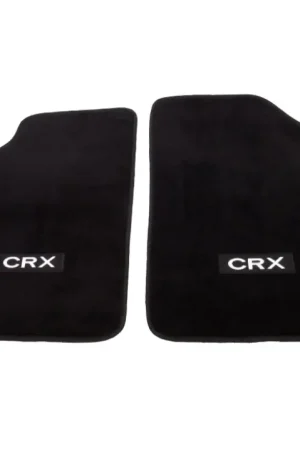 Popular NRG Floor Mats - 88-91 Honda Civic (CRX Logo) - 2pc.