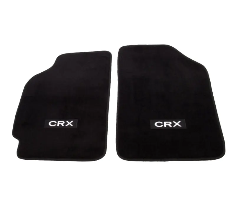 Popular NRG Floor Mats - 88-91 Honda Civic (CRX Logo) - 2pc.