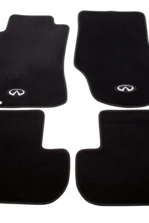 Certified NRG Floor Mats - 03-06 G35 (Infiniti Emblem Logo) - 4pc.