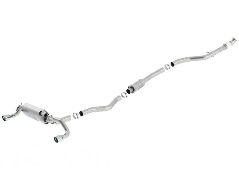 Discount Borla 13-16 BMW 335i / 435i Atak Cat back SS 3.0in, 2.25in 3.5in Tip Single Rolled