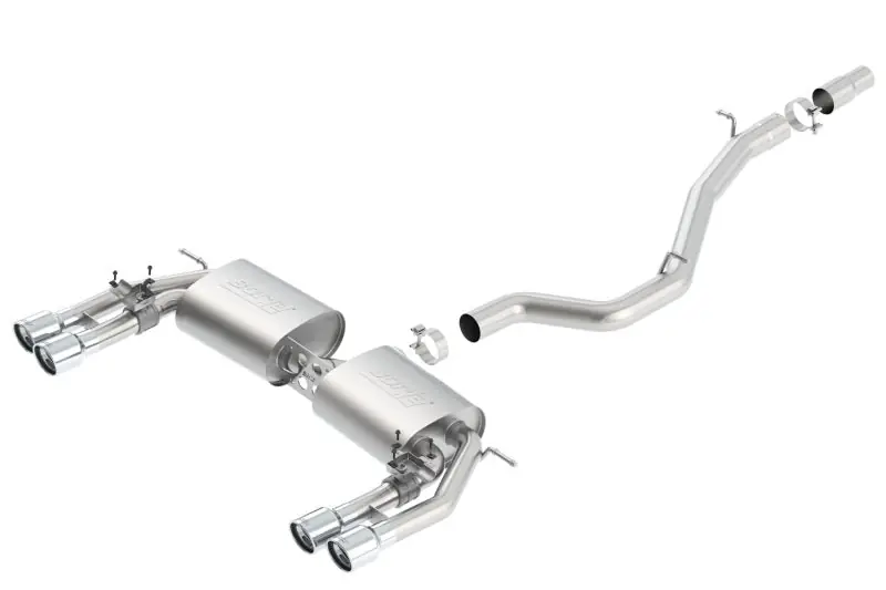 Borla 13-15 Audi S3 S-Type Dual Round Rolled Catback Exhaust Top Pick