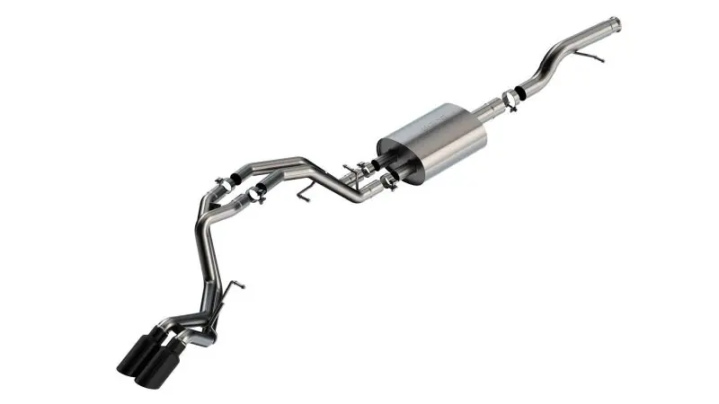 New Arrival Borla 21-22 Chevrolet Tahoe 5.3L V8 AT 2/4WD S-type Cat-back Exhaust (Black Chrome)