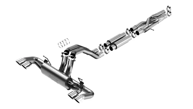 Seasonal Sale Borla 21-22 Jeep Wrangler Rubicon 392 6.4L V8 AT 4WD 4DR ATAK Cat-Back Exhaust (Stainless)