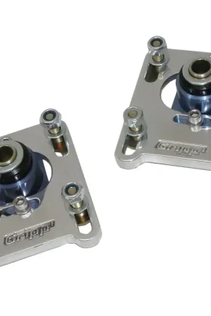 Trending BBK 94-04 Mustang Caster Camber Plate Kit - Silver Anodized Finish