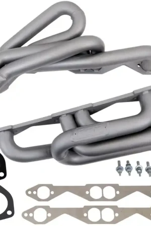 Free Returns BBK 96-98 GM Truck SUV 5.0 5.7 Shorty Tuned Length Exhaust Headers - 1-5/8 Titanium Ceramic