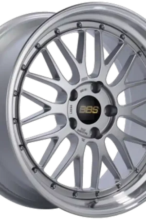 Worldwide Shipping BBS LM 20x9.5 5x112 ET8 Diamond Silver Wheel 67mm PFS/Clip Required